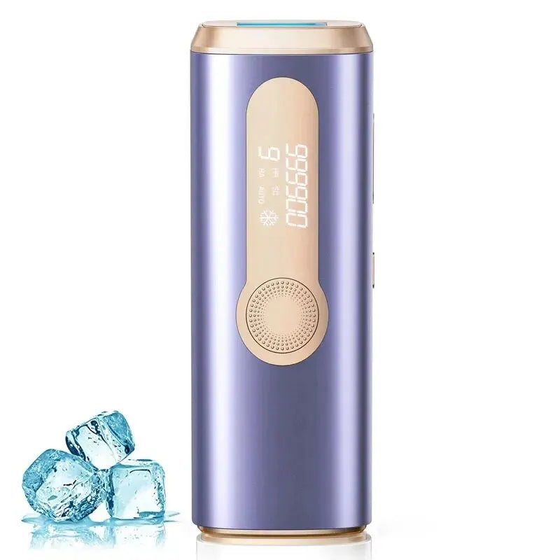 IPL Laser Hair Removal Device Ice-Cooling 3 in 1 Painless 16J Photoepilator Permanent Whole Body Home Treament for Men and Women
